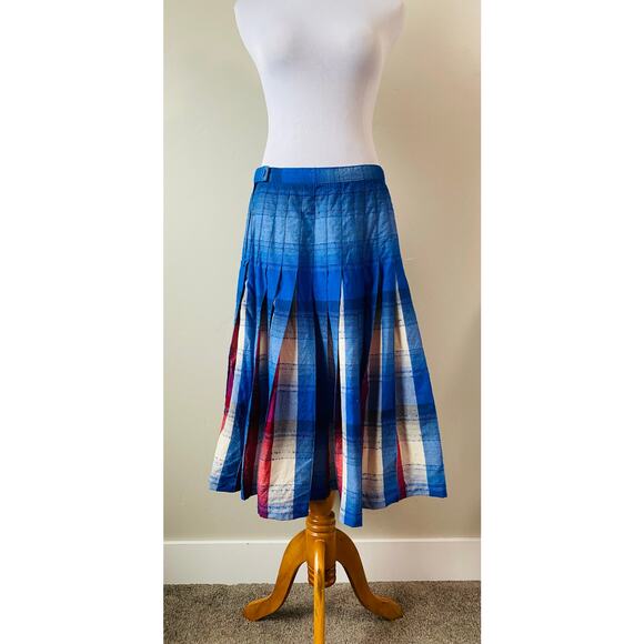 VTG Pendleton Heritage Limited Edition REVERSIBLE Pleated Plaid 100% Wool Skirt - Picture 1 of 10